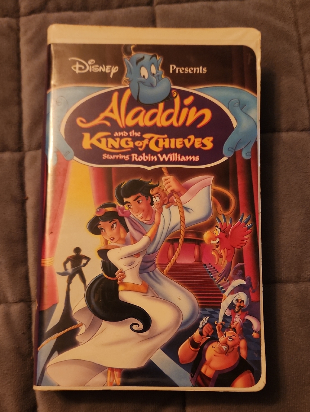 Disney Aladdin and the King of Thieves VHS — Blue, Red, Yellow Cover
